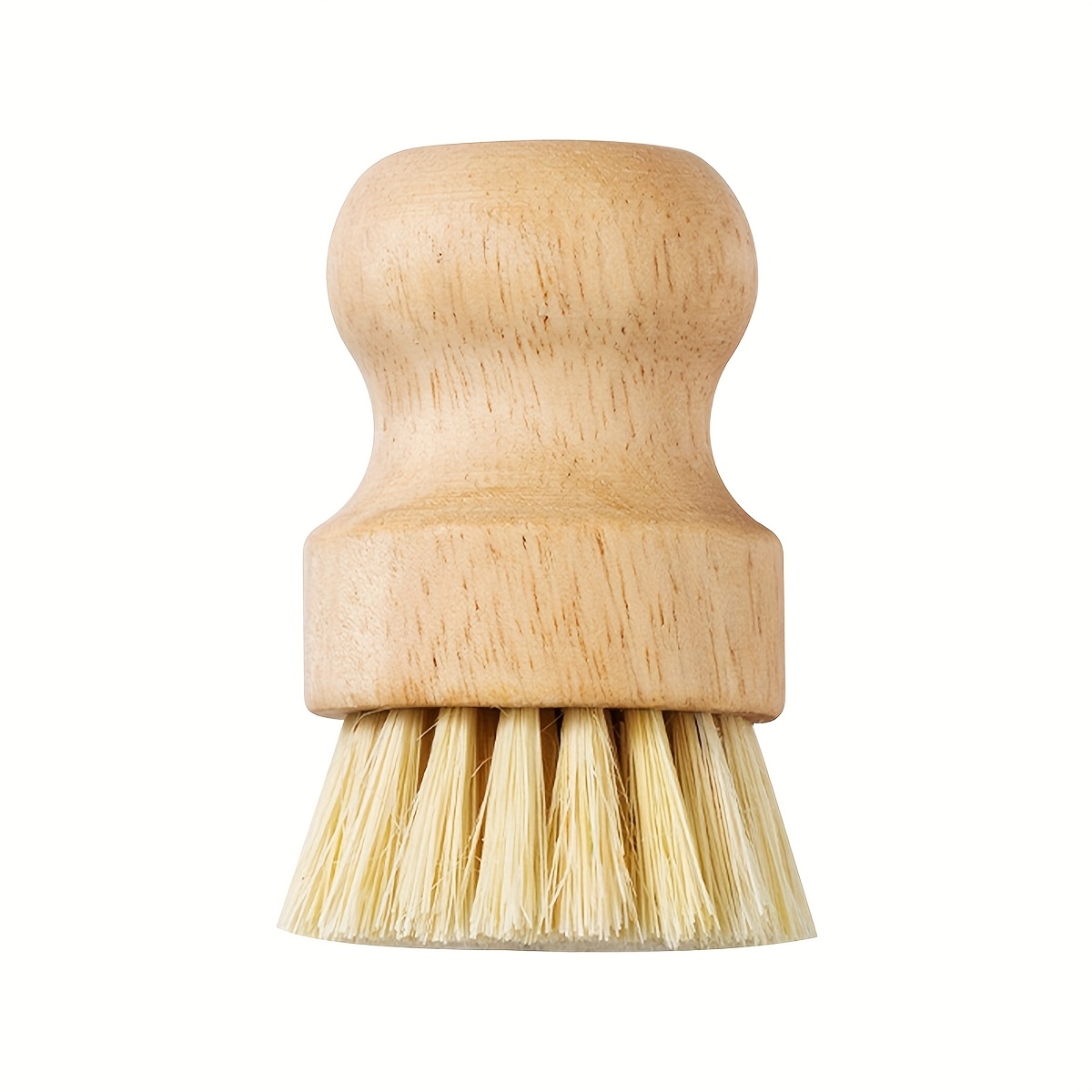 1pc 2pcs coconut coir non stick oil pot brush made of solid wood natural sisal dishwashing brush suitable for cleaning iron pots  