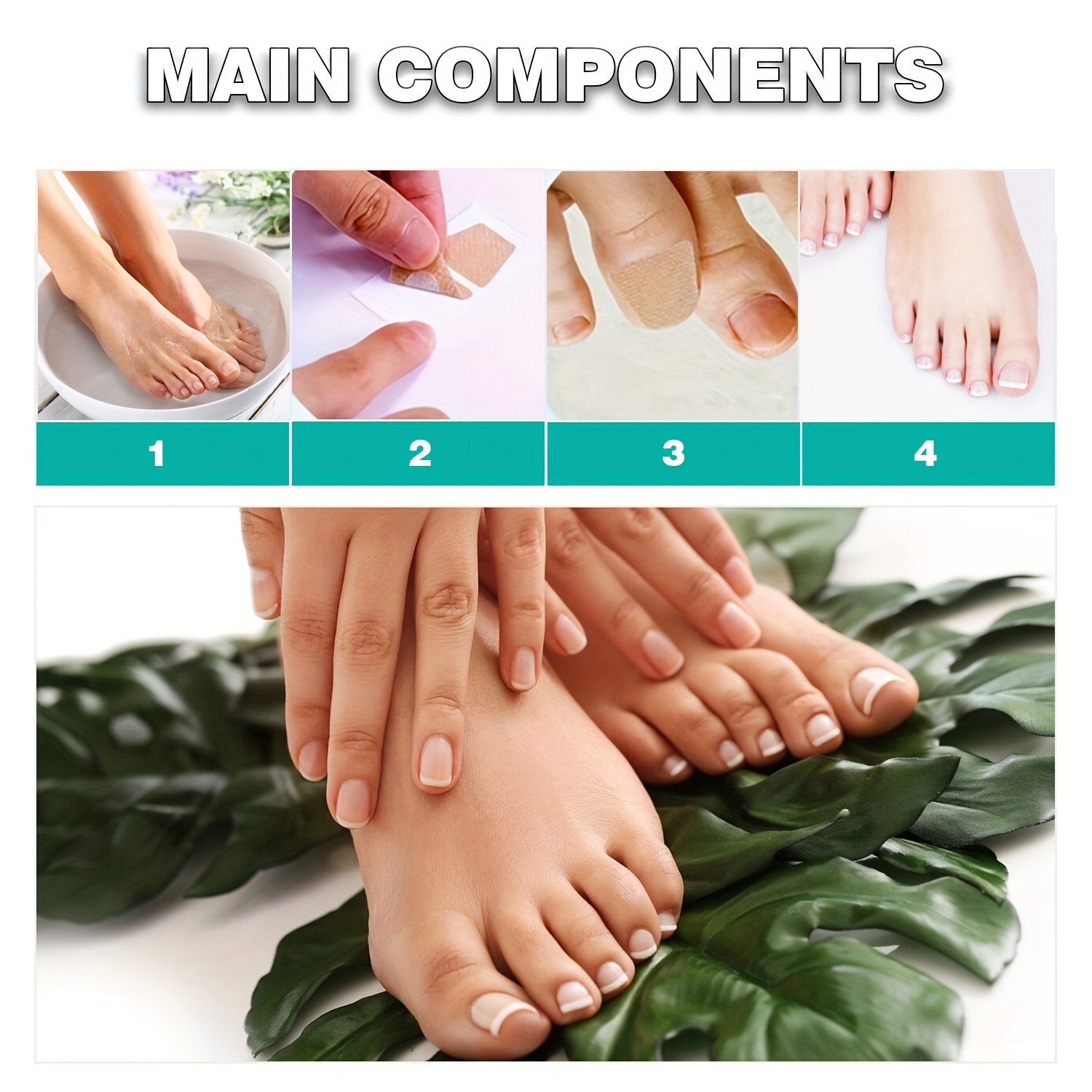 64pcs Nail Renewal Patches With Glycerin, Alcoholfree Nail