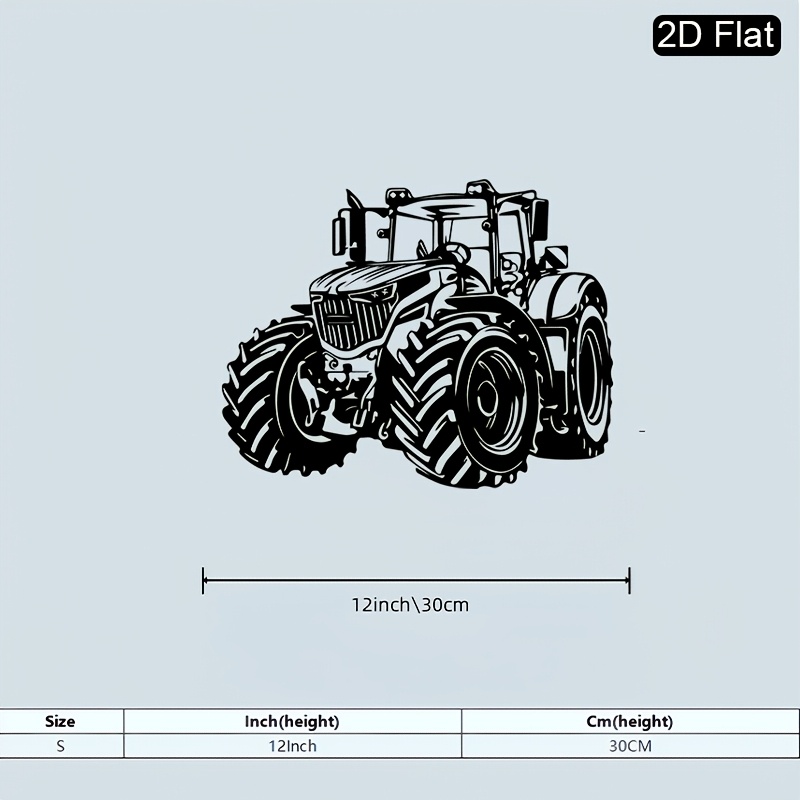 TEMU 1pc Of Wall Art Featuring A Metal Sculpture Of Tractor, Showcasing Vintage Design And Detailed . This Mural Is An For Father's Day, Housewarming
