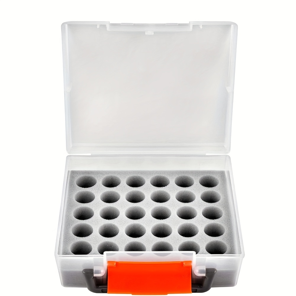 Image of Food Coloring Bottle Storage Organizer Case Compatible With Cake Food Coloring Set, Food Grade Vibrant Liquid Dye Container Box Holds 30 Bottles (box Only)