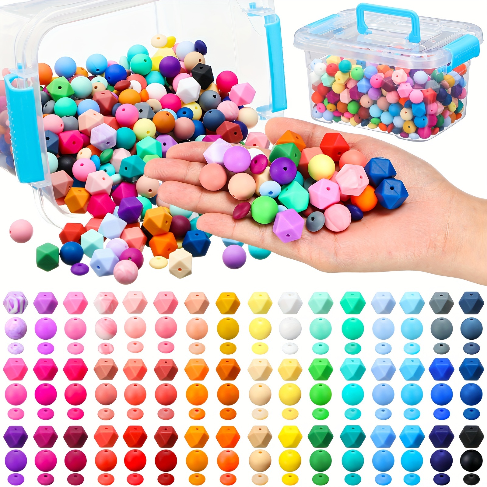 

624 Pcs For Keychain , 12 Mm 14 Mm 15 Mm 48 Small For Bracelets And Necklaces Assorted Jewelry Diy Crafts Accessories