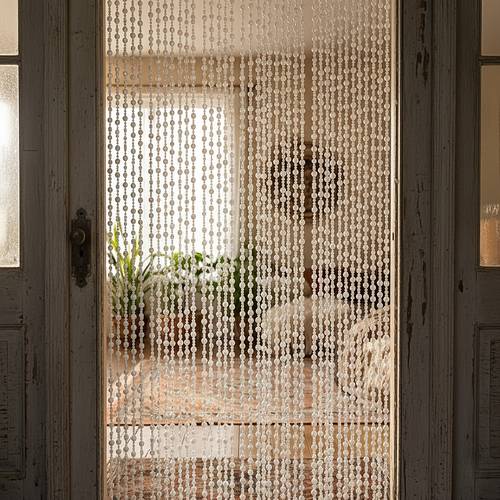 3pcs total 118 2inch white sparkling bead string decoration atmosphere versatile hanging luxurious decoration window sills doors living room floor bedroom background decoration decoration luxury romantic