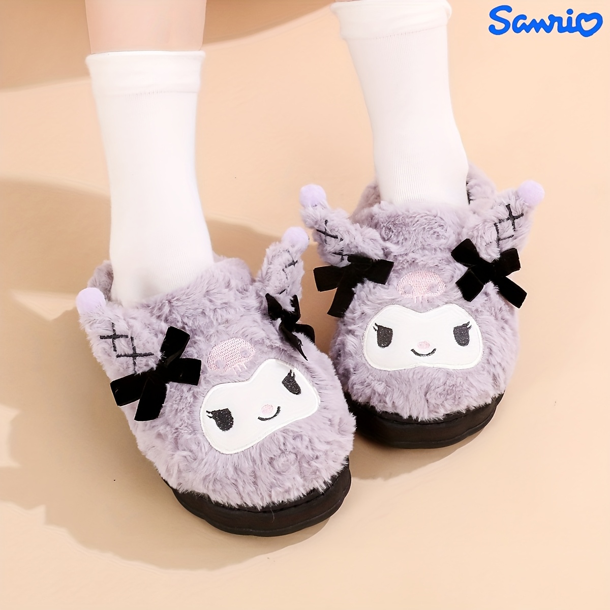 Image of Warm Indoor Slippers Women, Suitable Autumn And Winter. Soft And Slippers Couples Are Halloween, Birthday Gifts, And New Year's Presents, Women Shoes