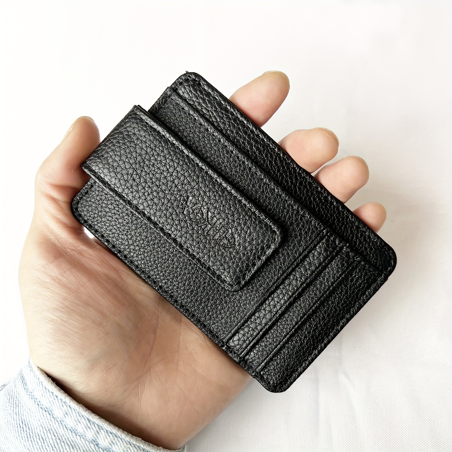 Card Holder Mens Luxury Money Clip 1pc Portable Mens Card Holder