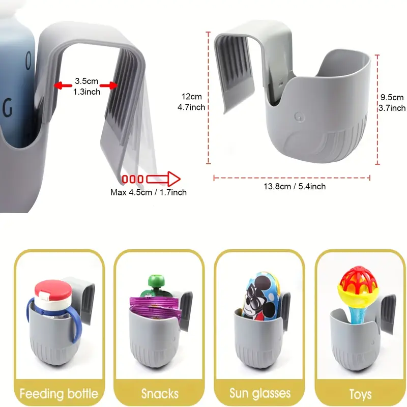 1 portable cup holder for car seats grey car seat cup holders stroller cup holders Product details 0