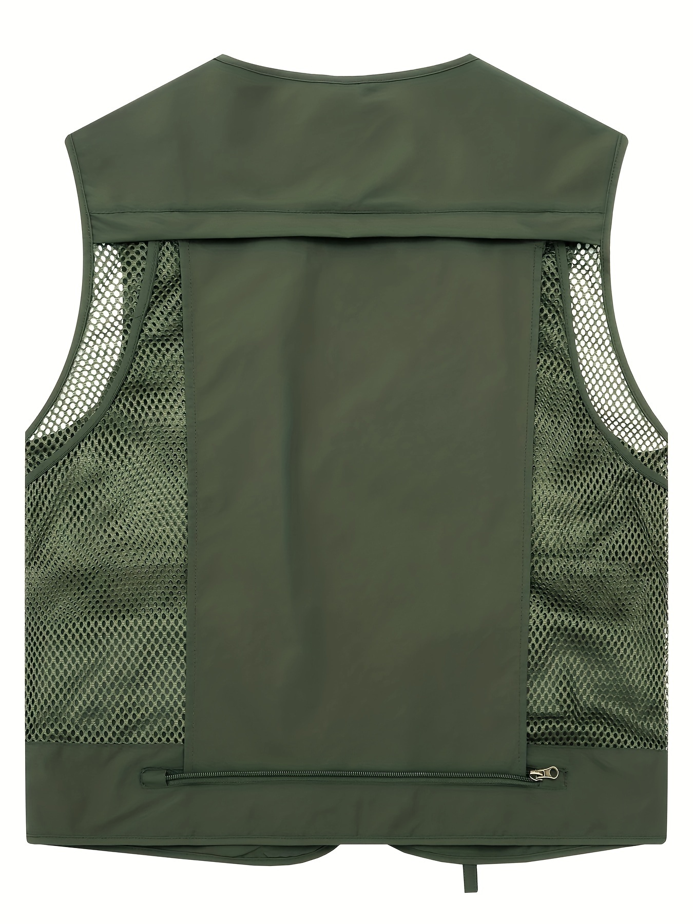Men'S Outdoor Fishing Vest With Multi Pockets, Cargo Style