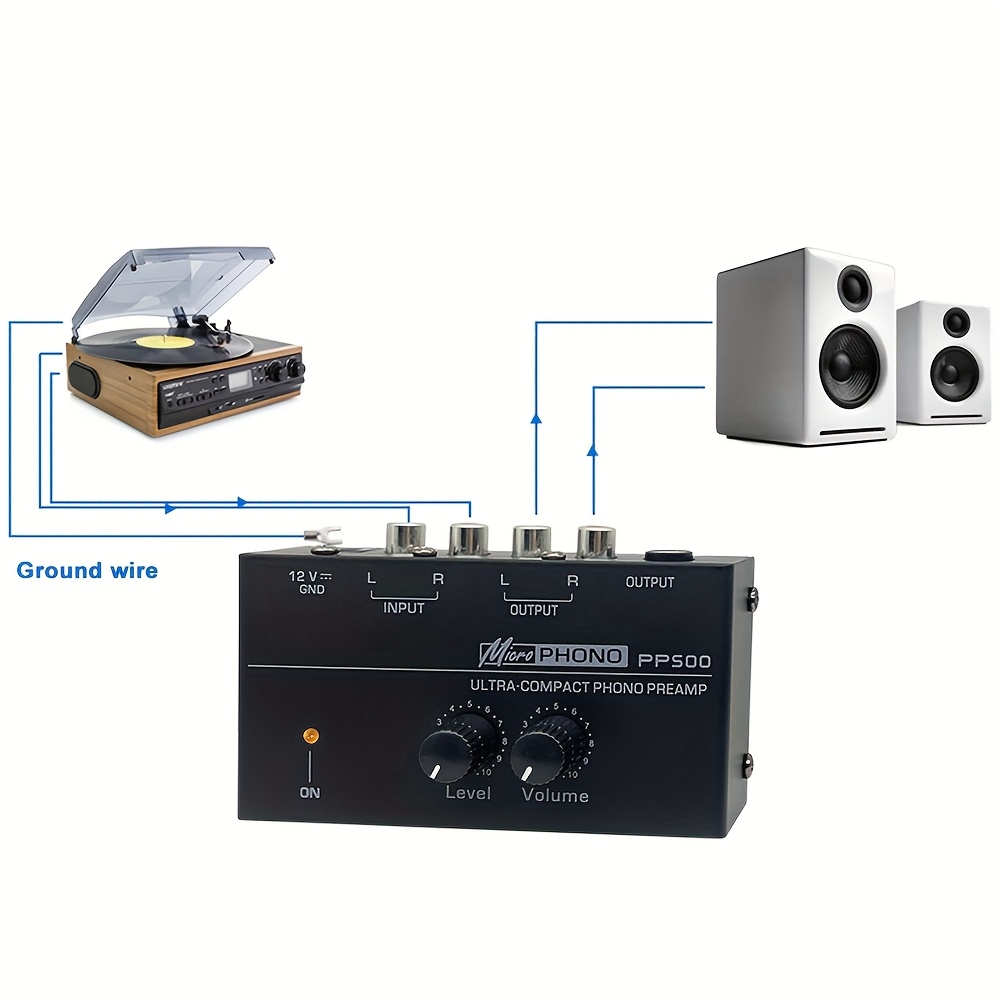 Preamplificador Tocadiscos PREAMPLIFICADOR DE Tocadiscos PP500