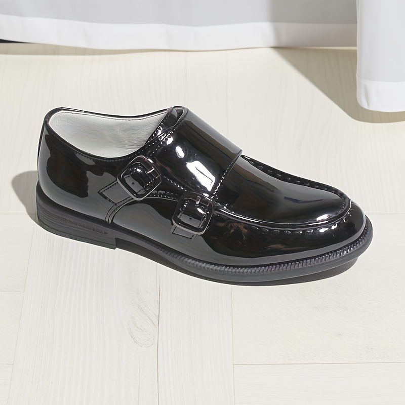 junior boys slip patent formal shoes boys