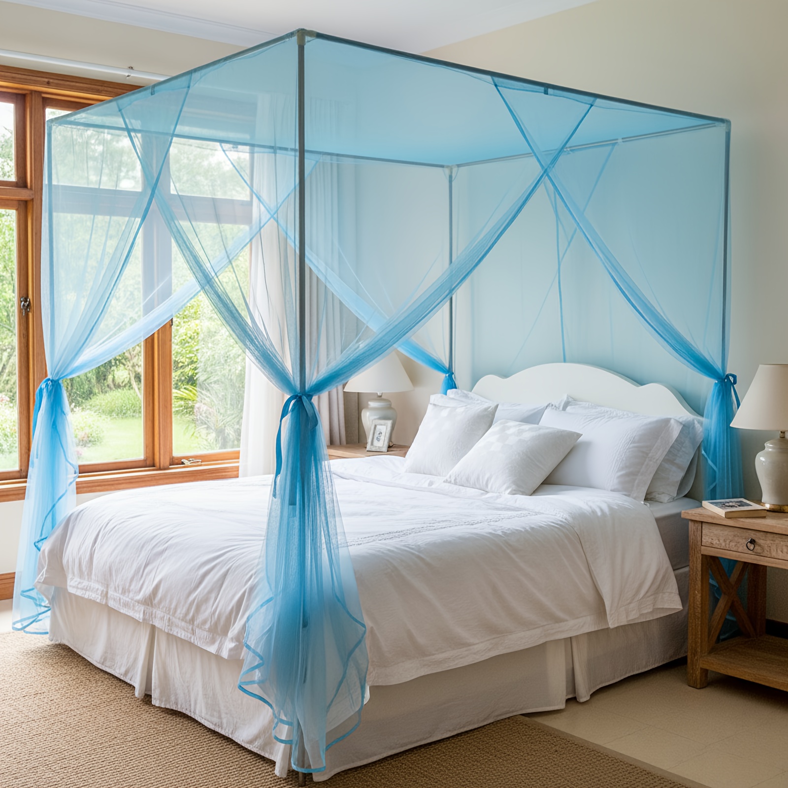 Single Bed - Lightweight - Bed With Four-corner Proof Barrier, Setup For Home, Camping, Or - Netting For Single Beds 190*90*145cm