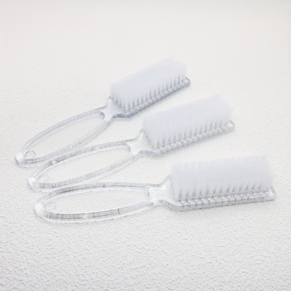Multifunctional Transparent Nail Cleaning Brushes Set