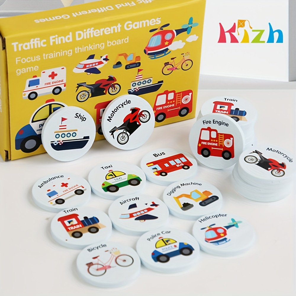 

Wooden Matching Memory Game, Early Learning And Cognitive Development Toys