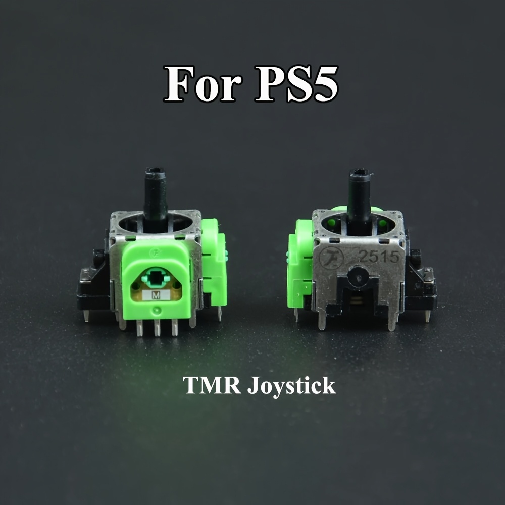 Nadomestni 2 kosa Hall Effect Premium / TMR elektromagnetni joystick palčki Rocker za Ps5/Ps4/ One//X kontroler, zasnovani za preprečevanje drge