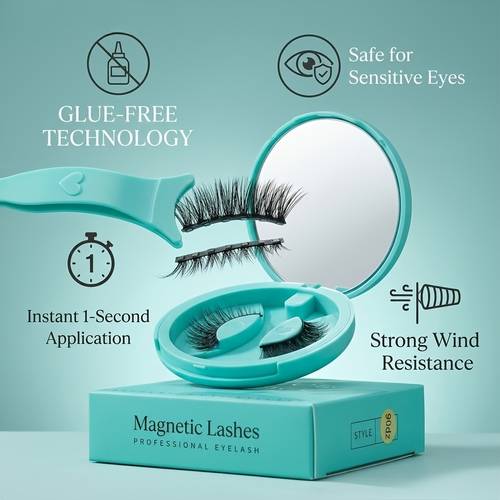 4 in 1 magnetic eyelashes 4pcs gift box style soft and lightweight ultra comfortable long lasting 5 11mm enlargement easy for beginners built in doll like big eyes effect
