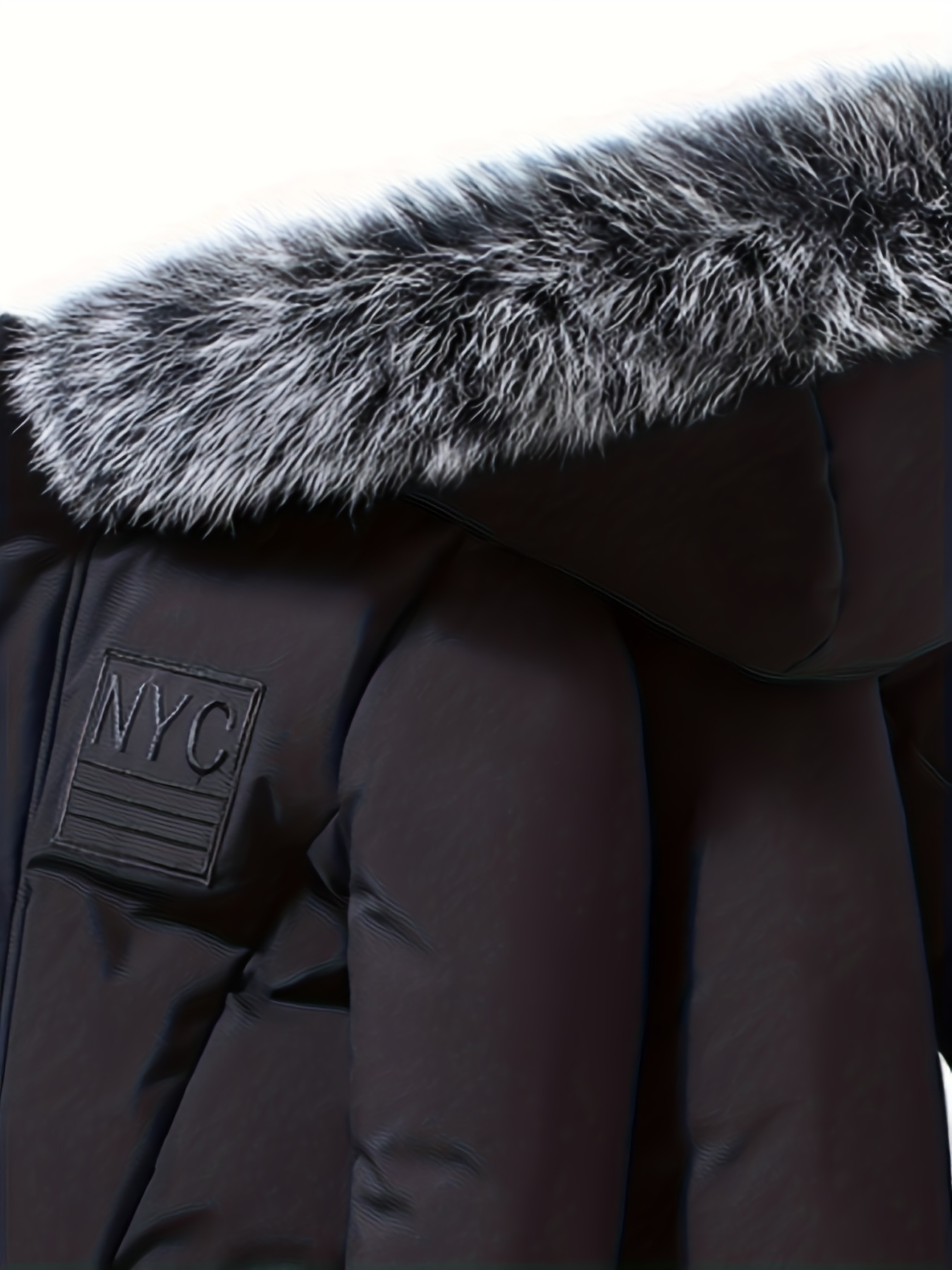 Men's Heavyweight Hooded Long Down Jacket for Winter