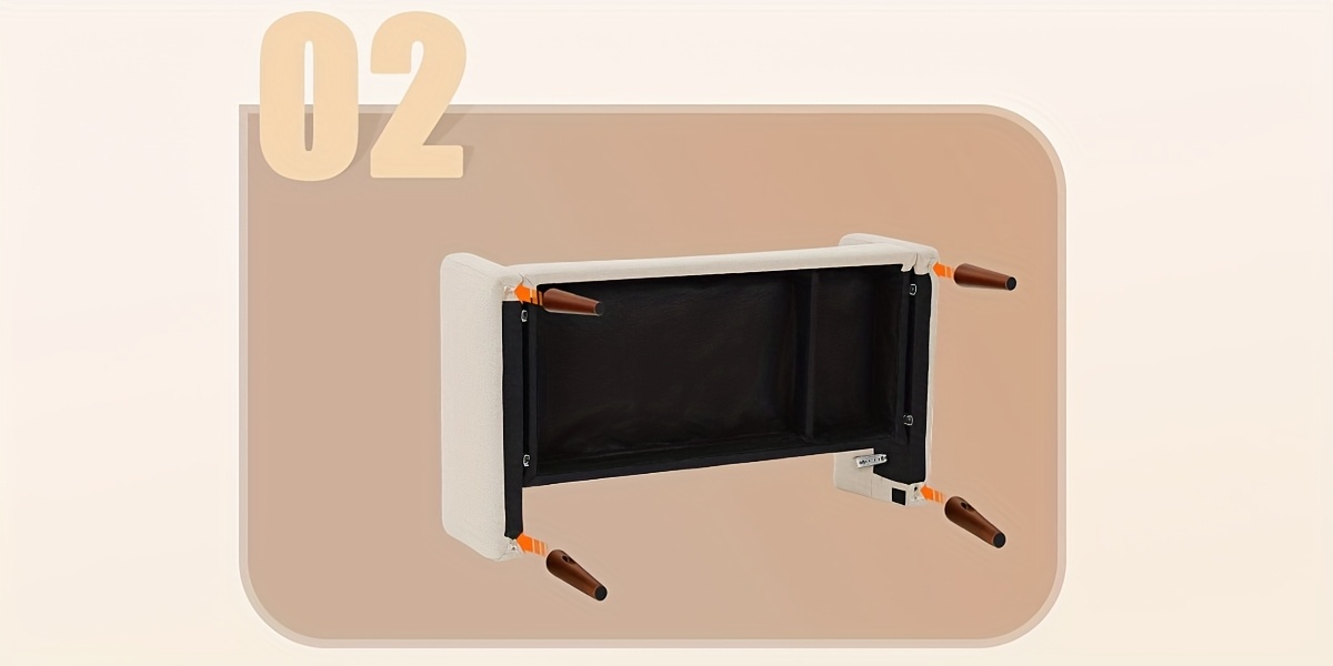 linen sofa with   small 2 seater for living room bedroom office comfy couch with armrests   seat in ashbeige details 6