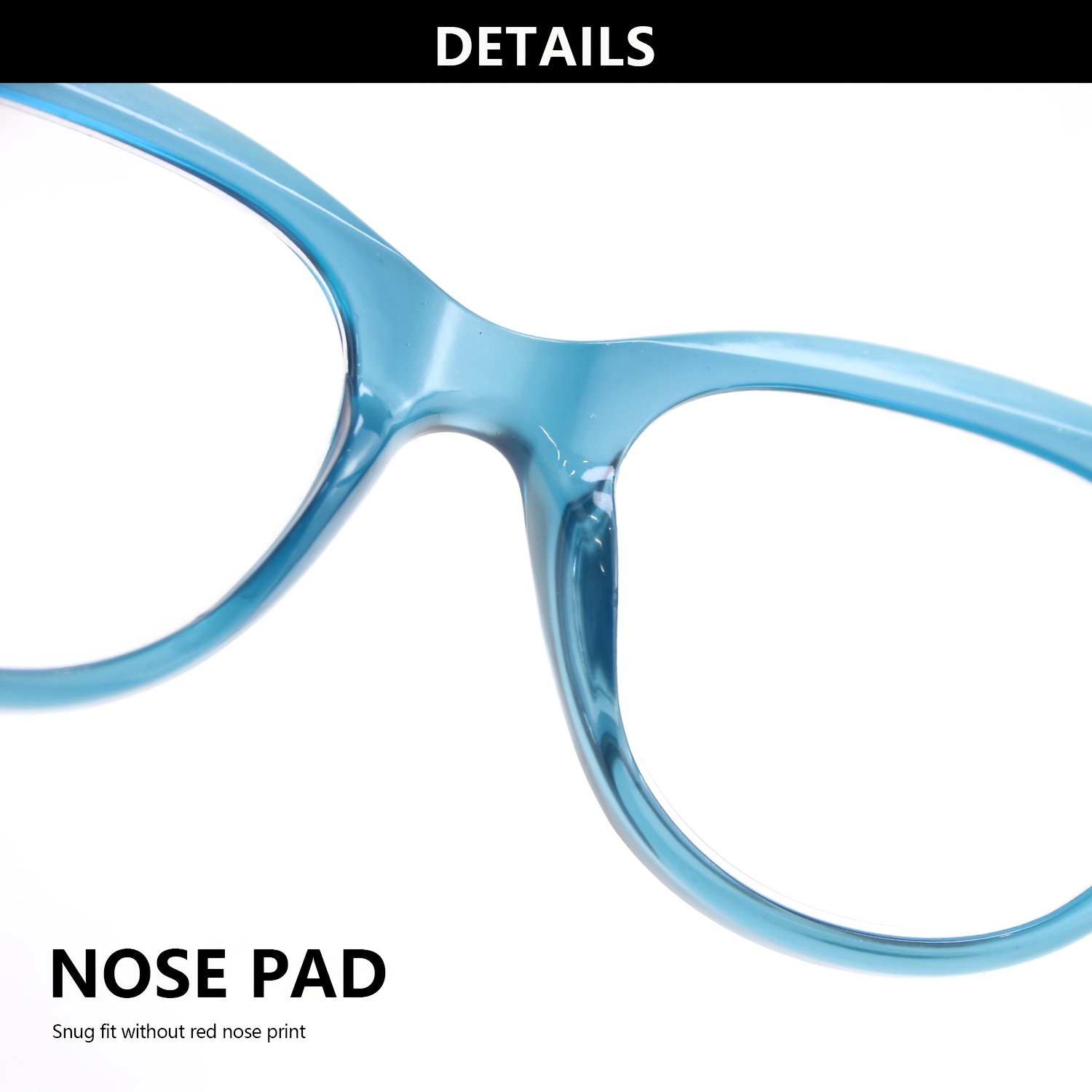 Trendy Cat-Eye Reading Glasses with Solid-Color Frame