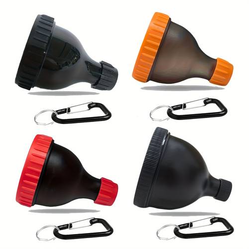 2pcs protein powder container to go funnel mini funnel with keychain and keyring water bottle funnel protein funnel for water bottles shakers
