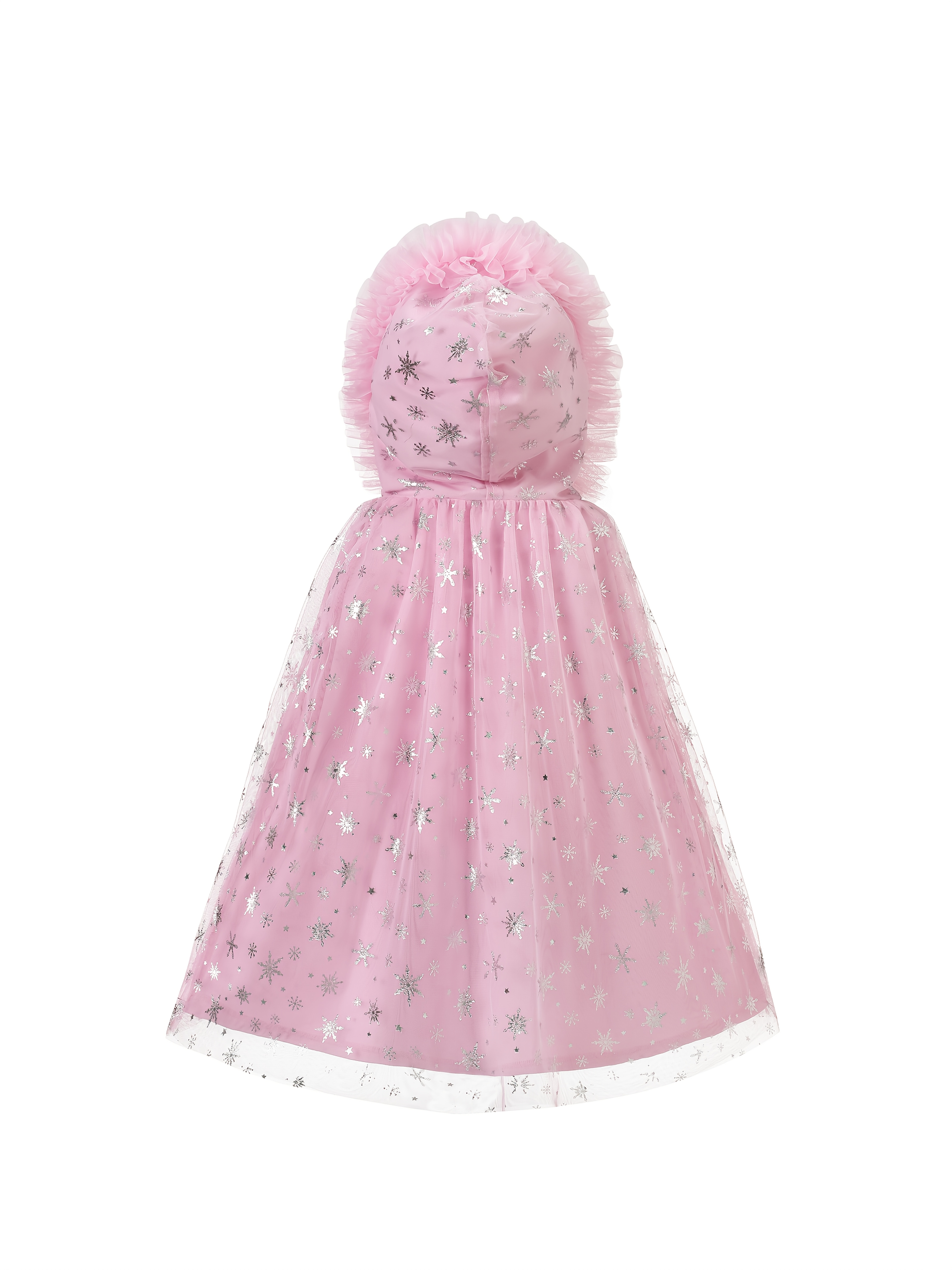 girls elegant starry hooded cape coat loose fit Temu