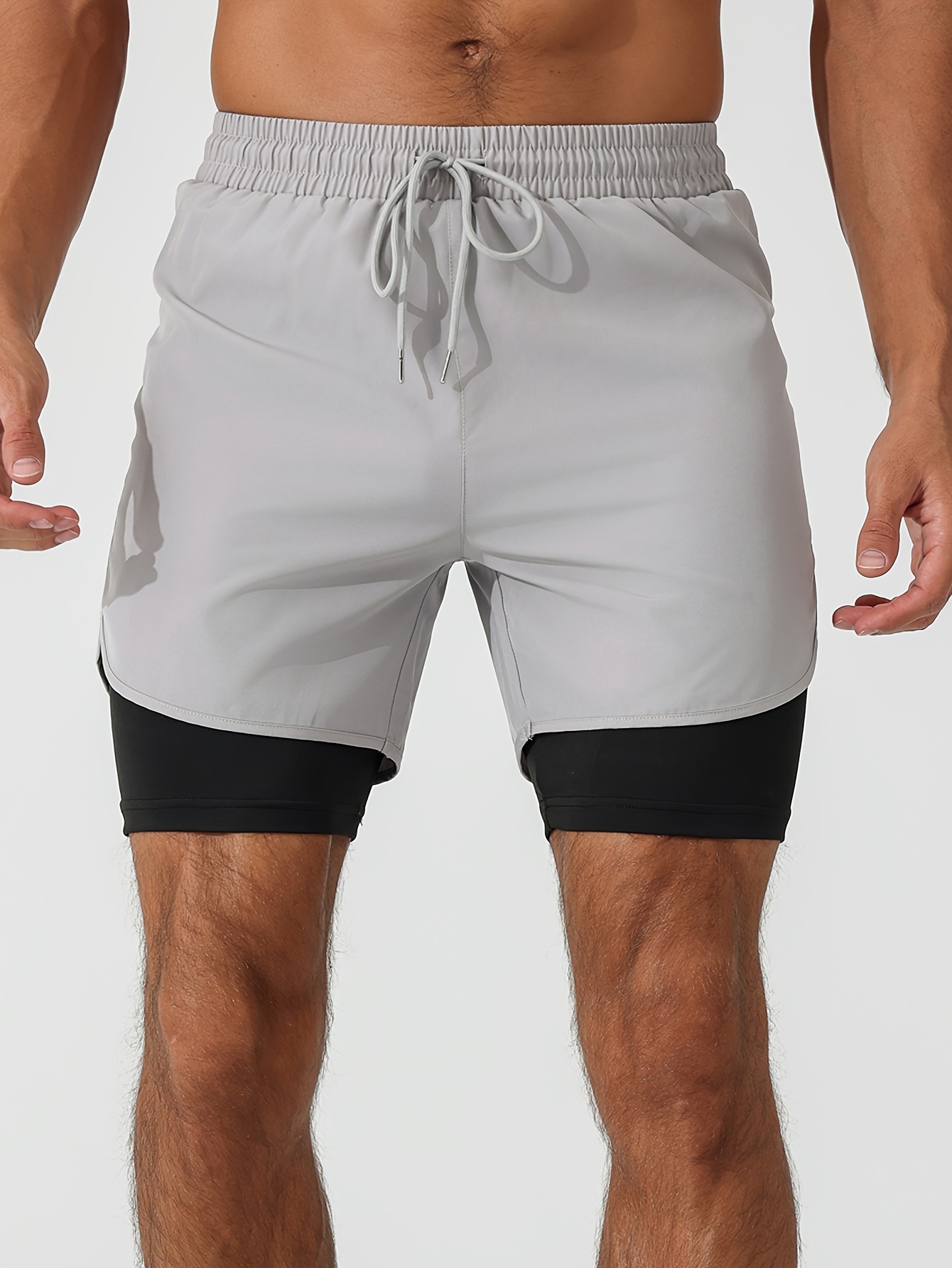 Men'S Shaping Sports Shorts with a Zip Pocket at The Back Waist