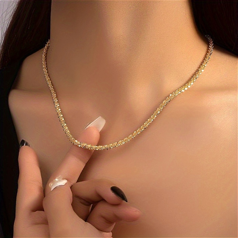 High-Quality Stainless Steel, Sparkling Minimalist Star Necklace for Men and Women - Father's Day Gift, Hot-Selling Trendy Classic Shimmering Celestial Chain