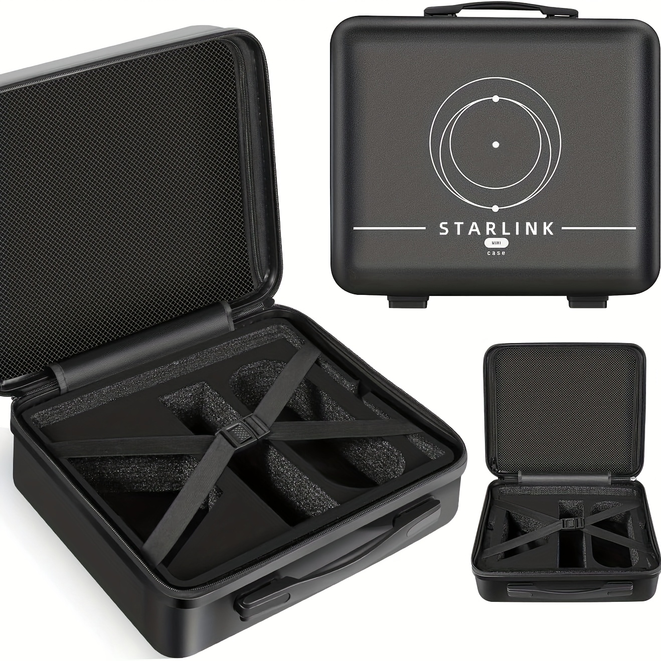 Étui Rigide Imperméable pour Parabole Starlink Noir - ABS Durable avec Mousse Prédécoupée – Image 7