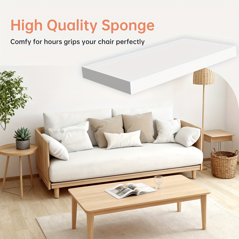 Custom Cut High-Density Upholstery Foam – Replacement Sofa Cushions, Camper Van Seats & More