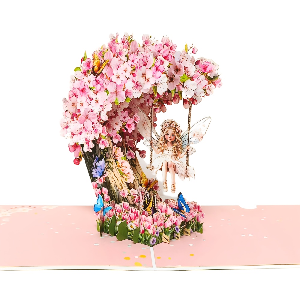 

1pc 3d Blossom , `s Day Day Greeting And