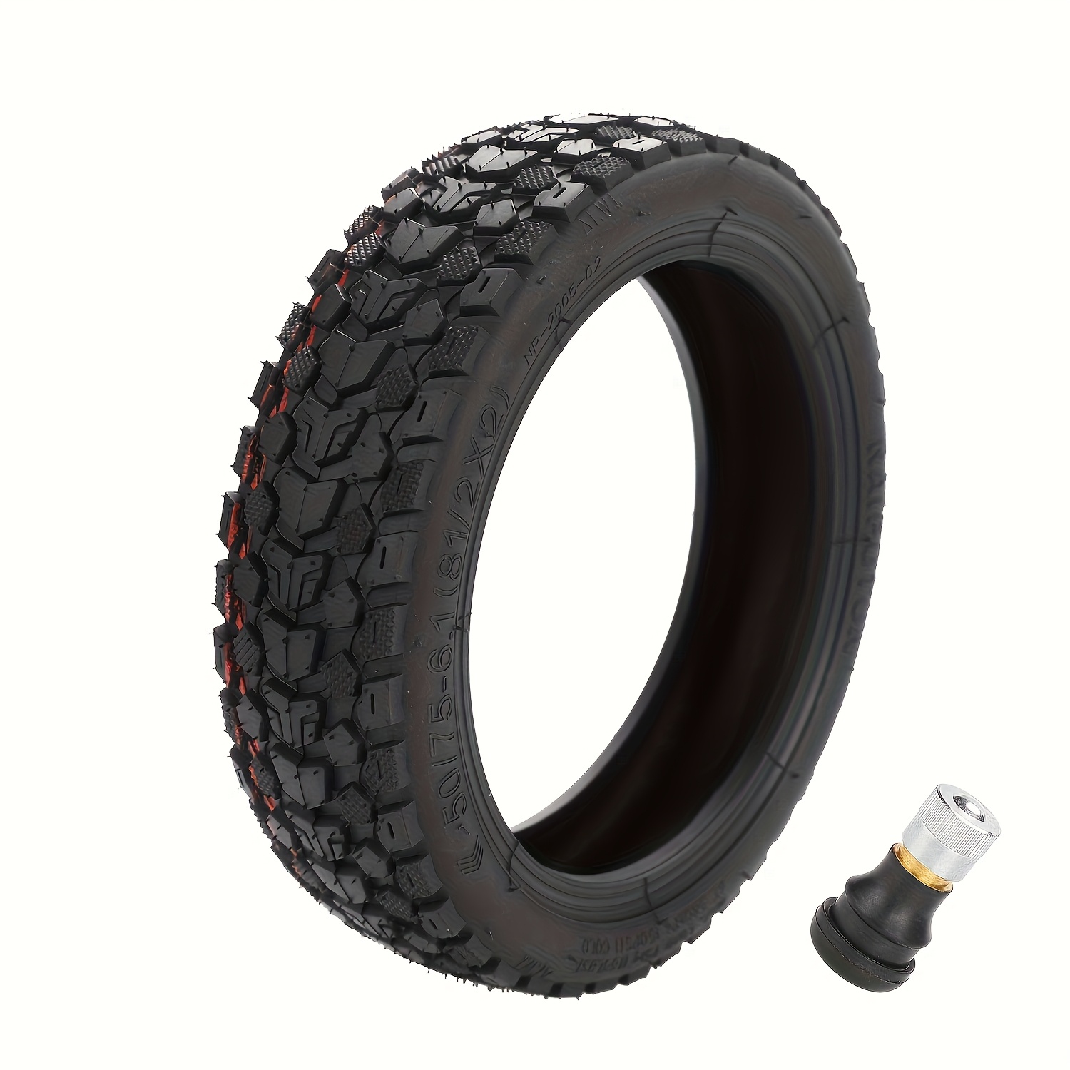 Image of 50/75-6.1 Off-road Tubeless Scooter Tire With Valve 8 1/2x2 Front And Rear Wheels Replacement For Gotrax Gxl V2 S2 Xiaomi M365 Pro 1s Mi3 And 8.5 Inch Scooters