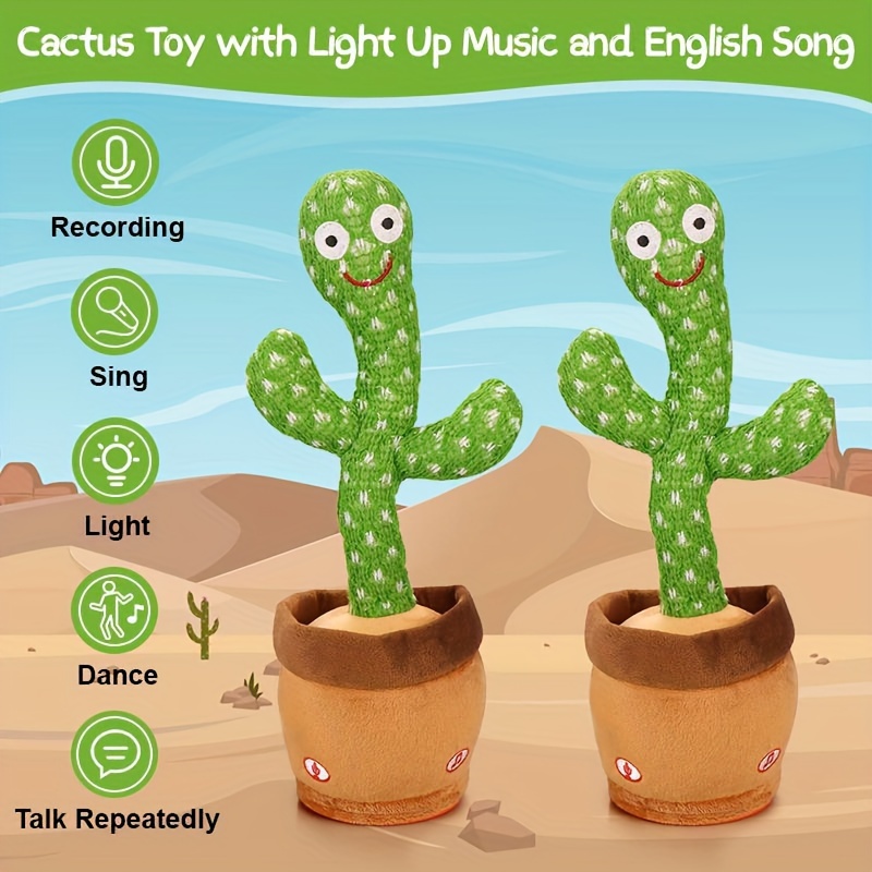 2pcs interactive plush toy 2pcs sing dance interactive plush toy polyester fiber with sound light features remote control record functions with batteries not included for home decor ideal for christmas halloween gifts details 6