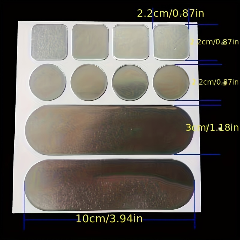 10 листов/100 многофункциональных ремонтных заплат для устранения течи в кашпо, умывальниках и раковинах Детали 2