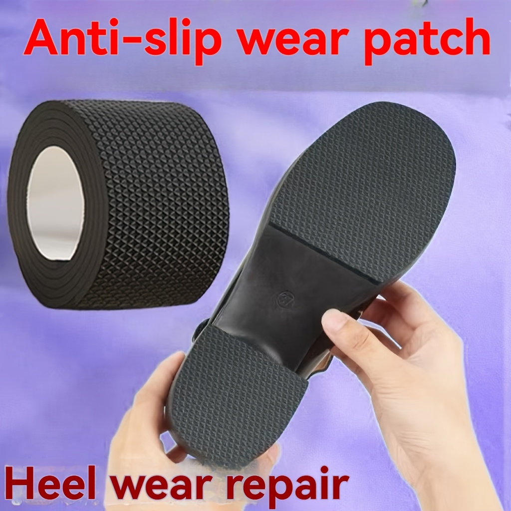 

Self-adhesive Heel Repair Tape - Anti-slip, Noise-reducing Shoe Sole Patch For High Heels, Sneakers, And Sandals, In 5cm Or 10cm Widths