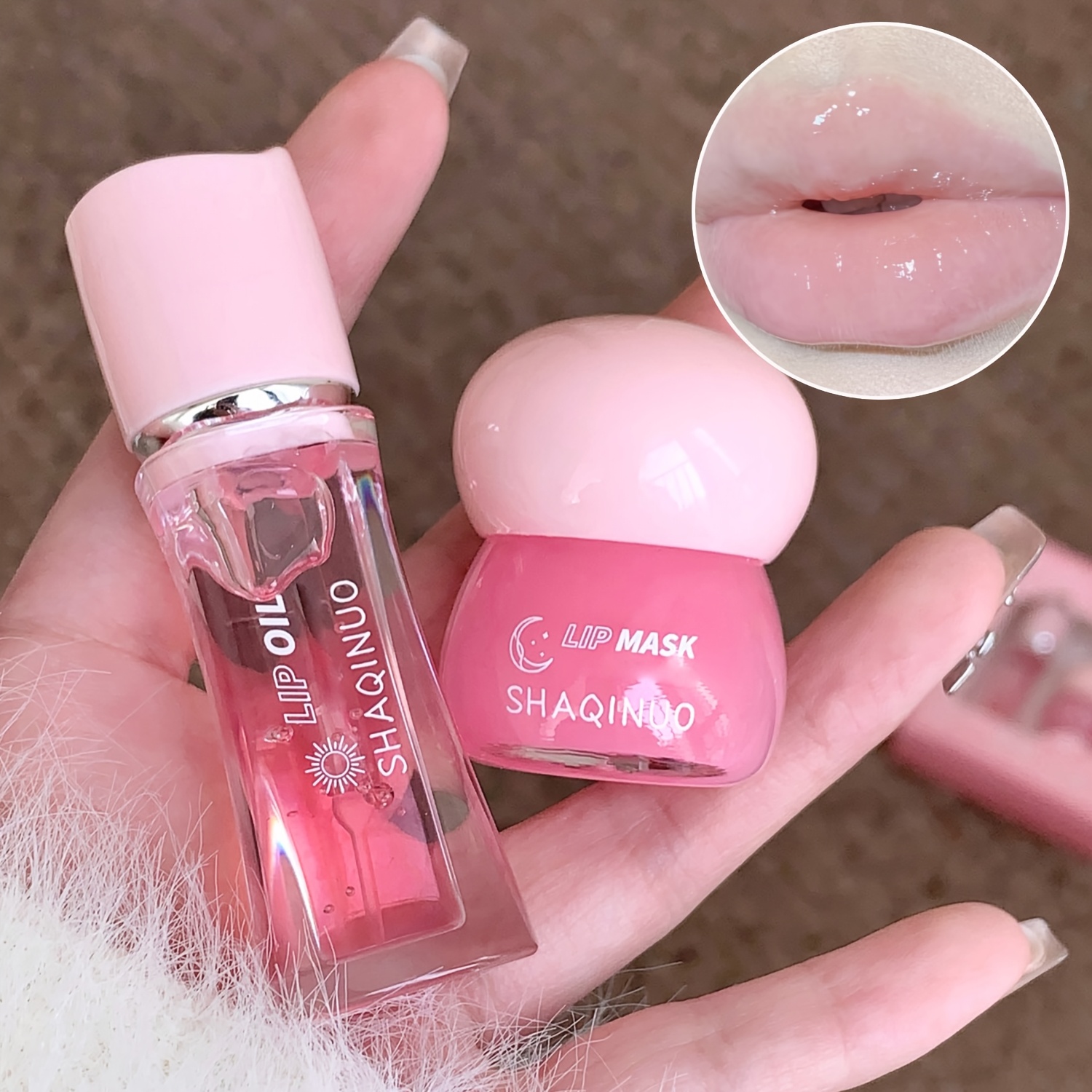 Plant-based Double Moisturizing Lip Care Set And Nourishing Moisturizing To Prevent Lip And Plump Full Lip Skin, Watery Smooth For Tender Lips, Presenting Watery Tender Lips
