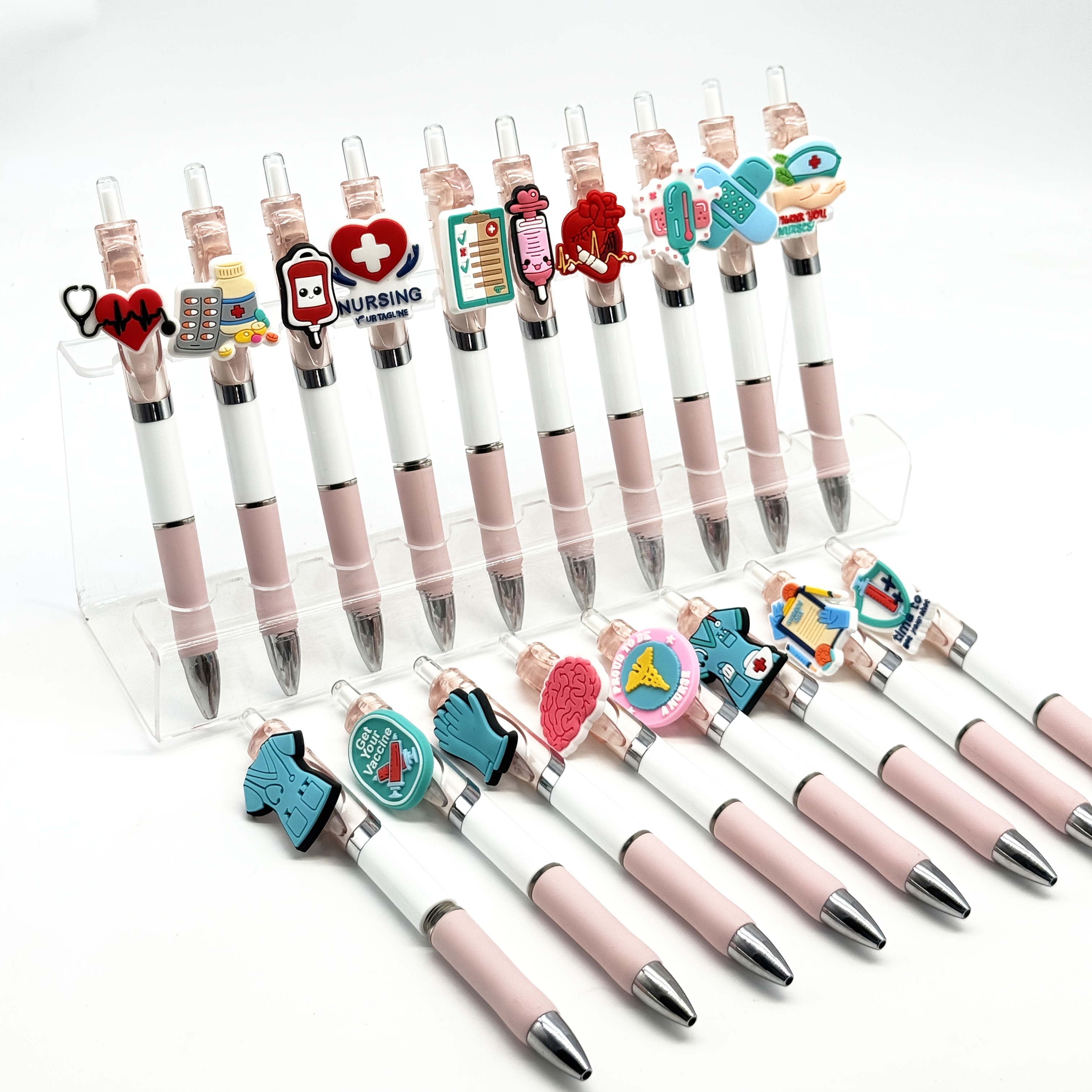 15 25pcs cartoon   design diy high quality stylus ballpoint pen retractable gel pen for back to     students and teachers random colors suitable for 30 occasions festivals Product details 3