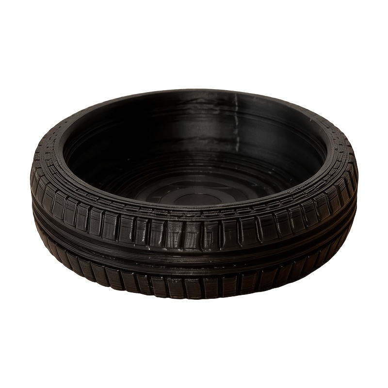 Image of 1pc Unique Tire-shaped Storage Tray, The Perfect Desktop Organizer For Practical Use In Rooms, Living Rooms, And Desks. An Ideal Gift For , Fathers, And Men, Desk & Drawer Organizer For Home Storage