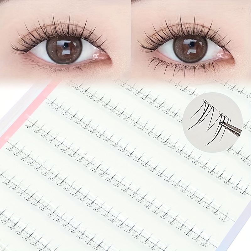 

120 Of Reusable Glue-free Self-adhesive Lower Eyelashes Super Natural False Eyelashes Suitable For Daily, Festival, Makeup, Ball And Other