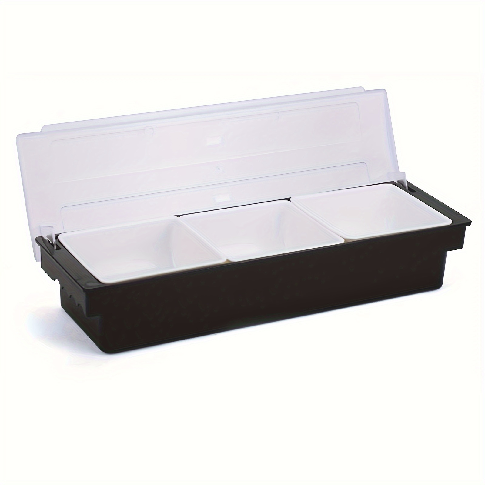 

3 Condiment Dispenser Compartment Bar Box