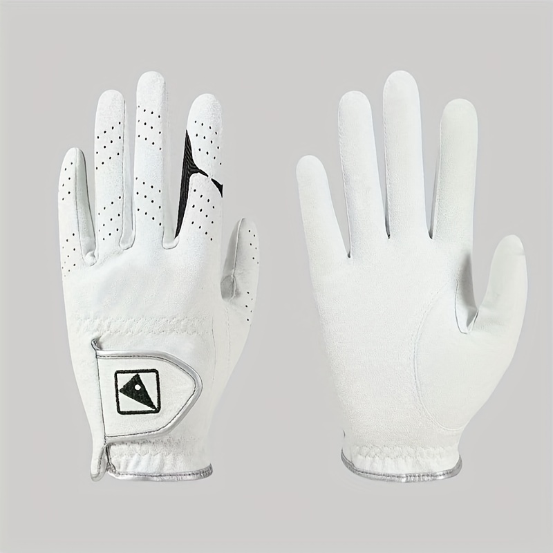 

Men's Breathable Microfiber Golf Glove - Anti-slip, Washable, Left Hand