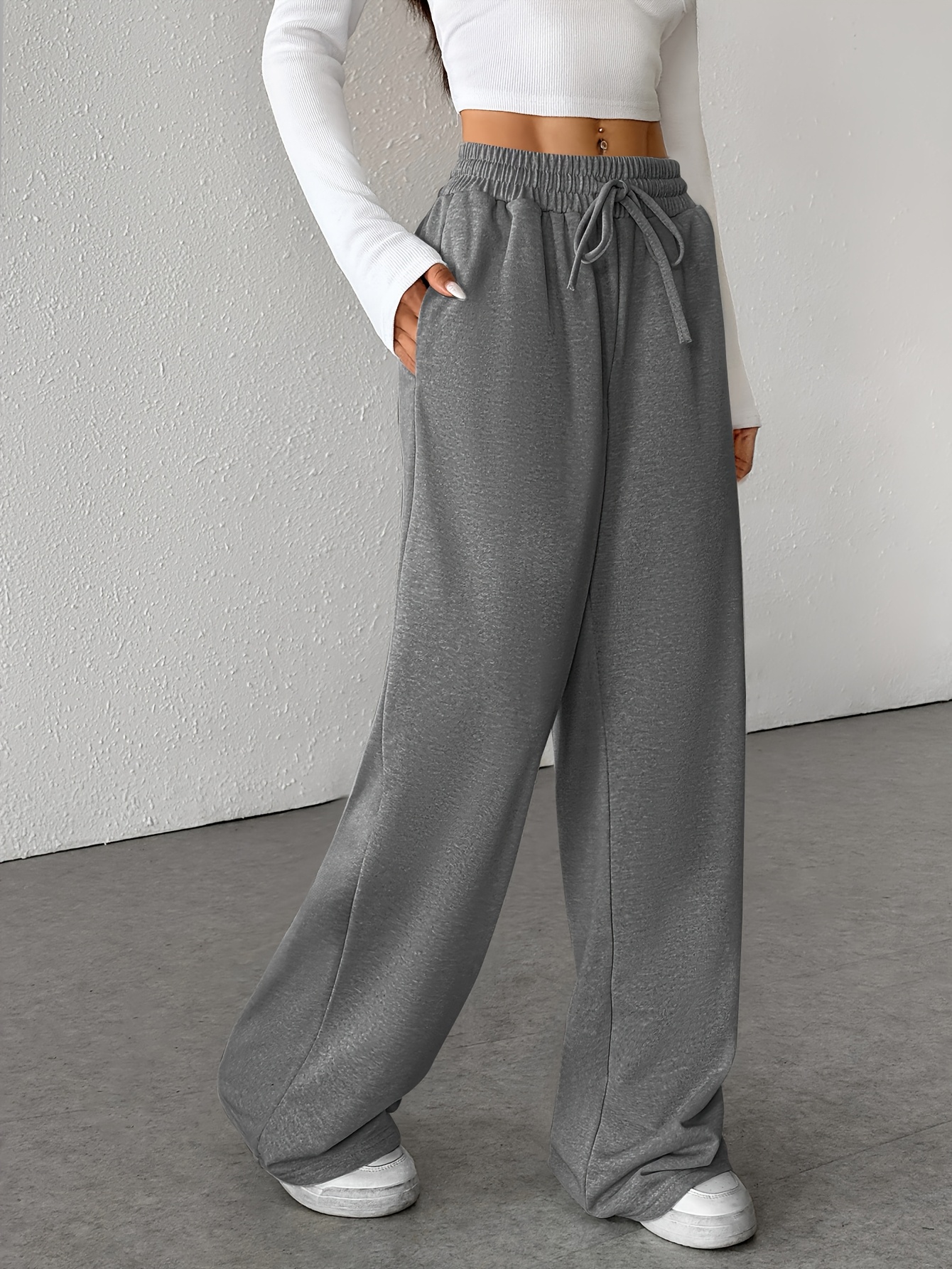Pantalon De Survêtement Under Armour – Gris, Taille L, Coupe Lâche, Cordon (neuf Avec étiquettes)