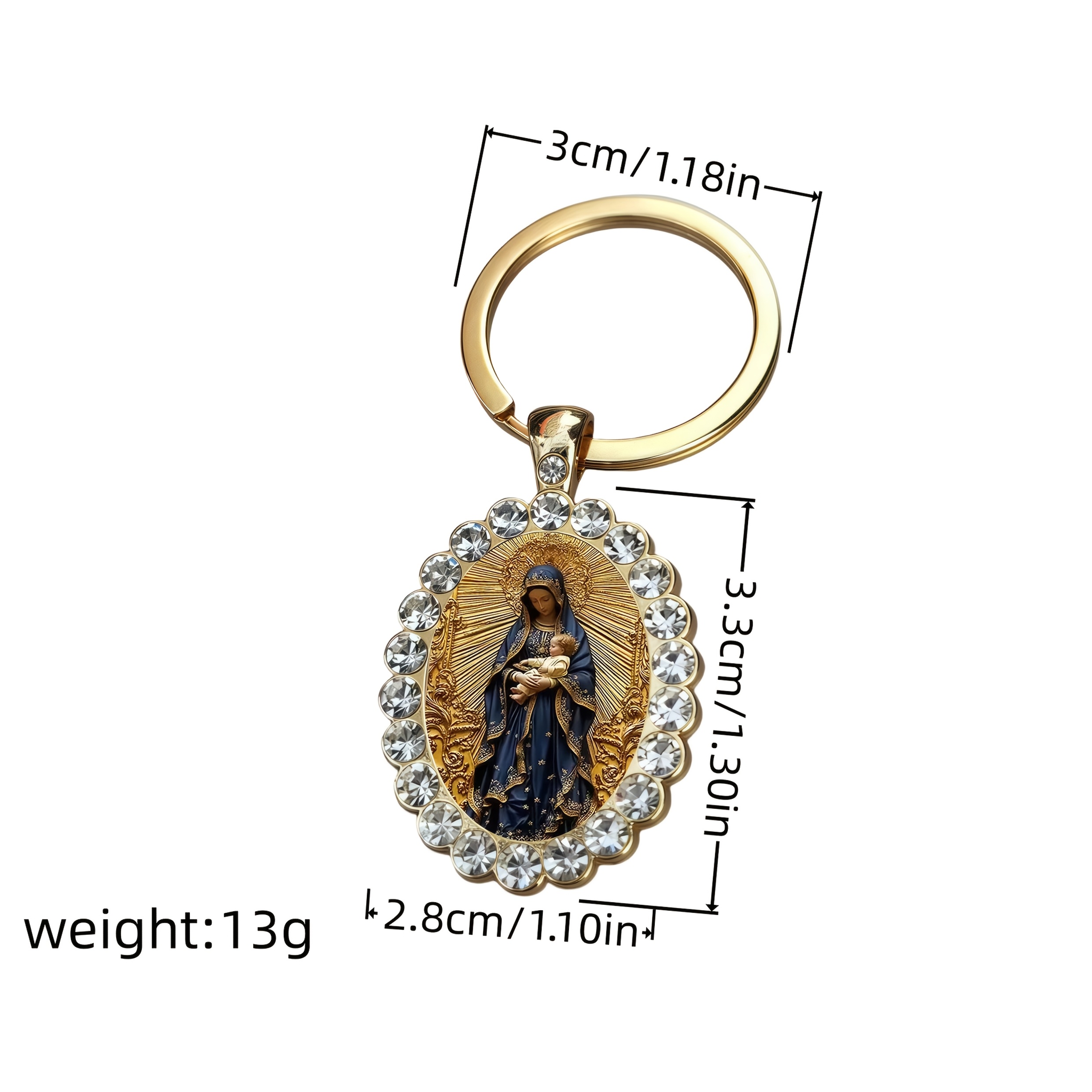 Fashionable Pattern Oval Necklace for Men and Women, Perfect Gift