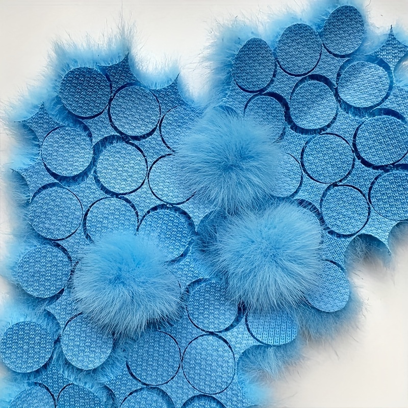 

50 Pcs Fluffy Pieces - For Diy , Headwear Decorations, And Clothing Accessories