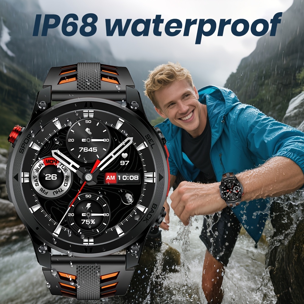 Men's Outdoor Smartwatch with GPS and Compass Function