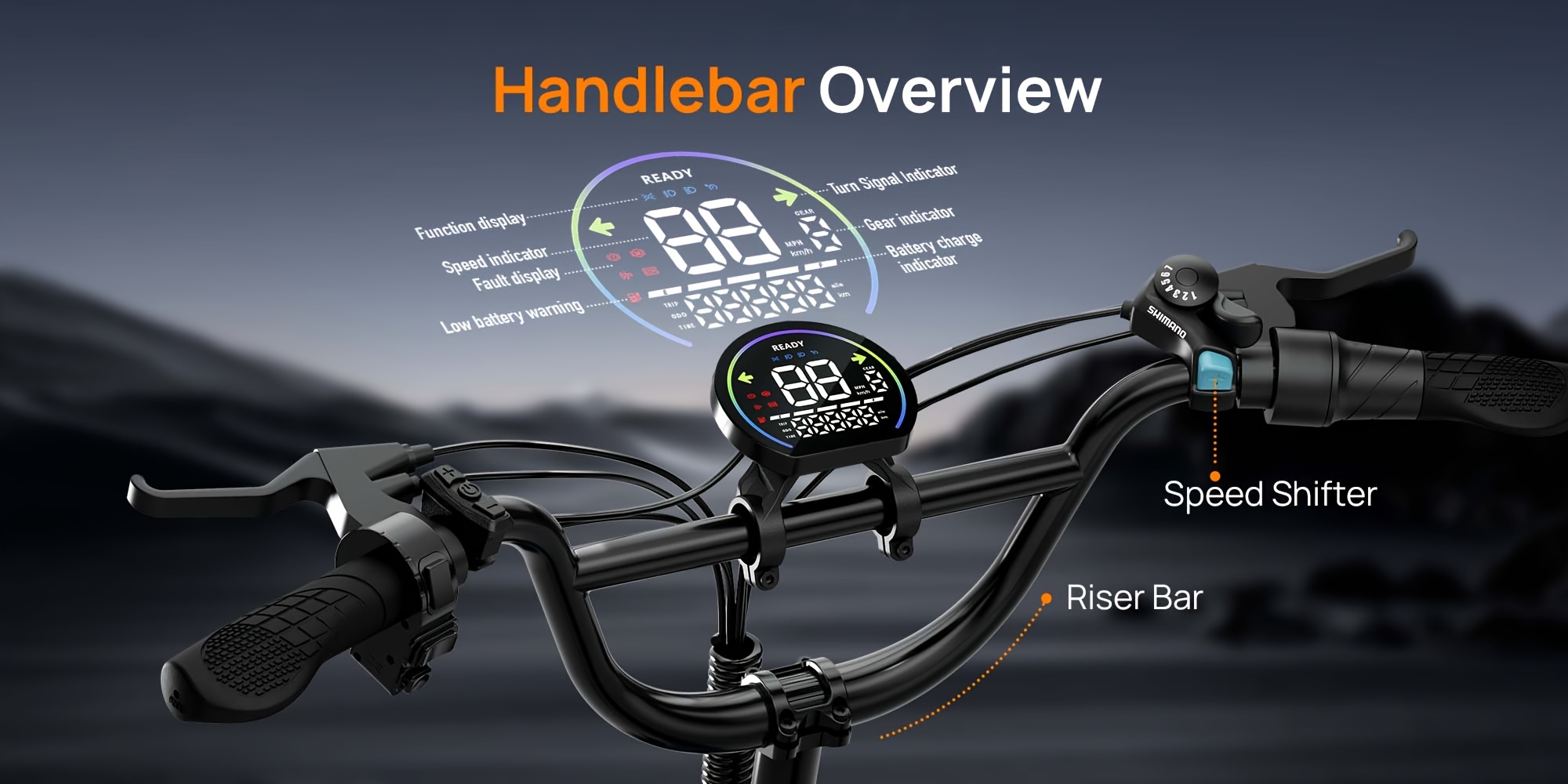 t5 electric mountain bike adult e bike with removable large capacity battery 745w 28mph 20 4 0 all terrain tires   adjustment black   christmas and thanksgiving Product details 6