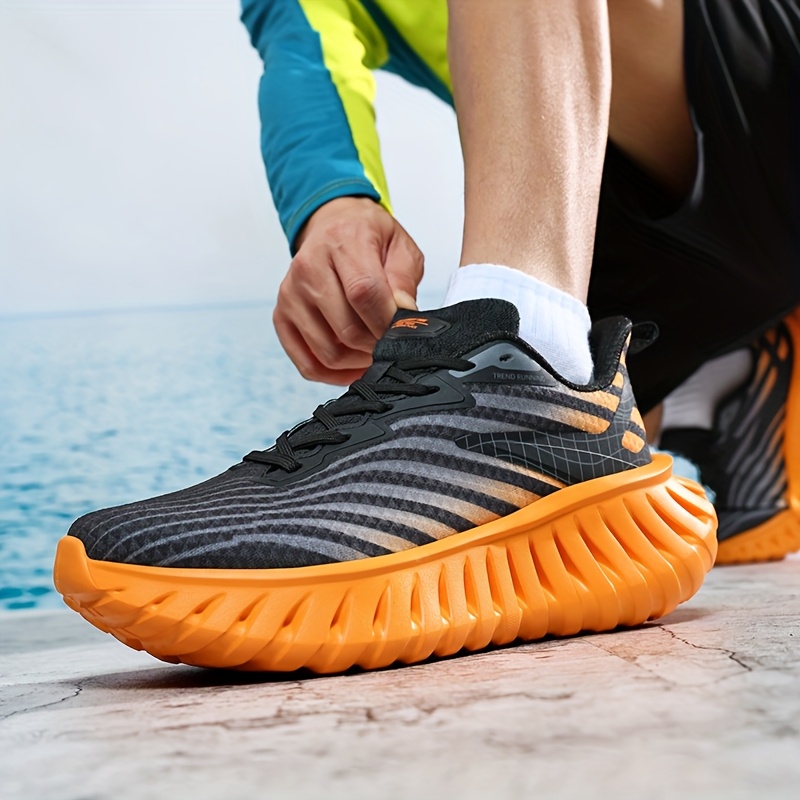 Men'S Running Shoes, Casual Sneakers, Outdoor Trail Running Shoes, Slip-Resistant, Wear-Resistant, Breathable Mesh, Lightweight Hiking And Walking Shoes, Suitable for Indoor And Outdoor Road Running, Stylish Athletic Shoes, Fitness Shoes