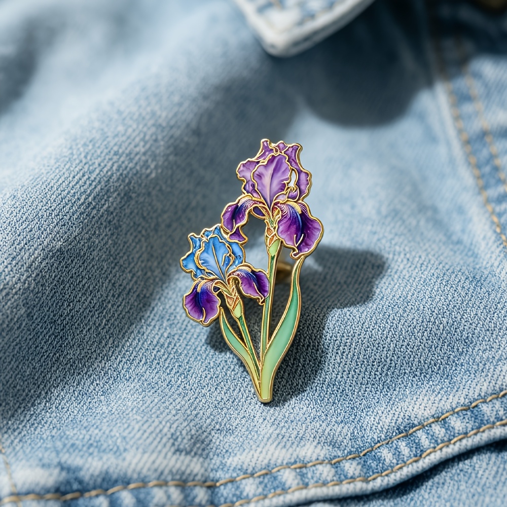 TEMU Pin de esmalte de iris, decorativa de moda, adornos para solapa y bolso, regalos