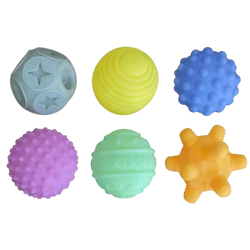 Baby Multi-texture Sensory Balls, Intelligent Hand-grasping Toy, Safe And Soft Material, And Shapes, Tactile Development, Exercise Grasping And Hand-eye Coordination