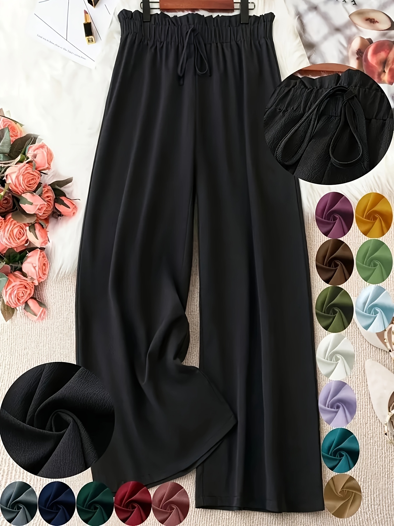 Plus Size Straight Leg Pants