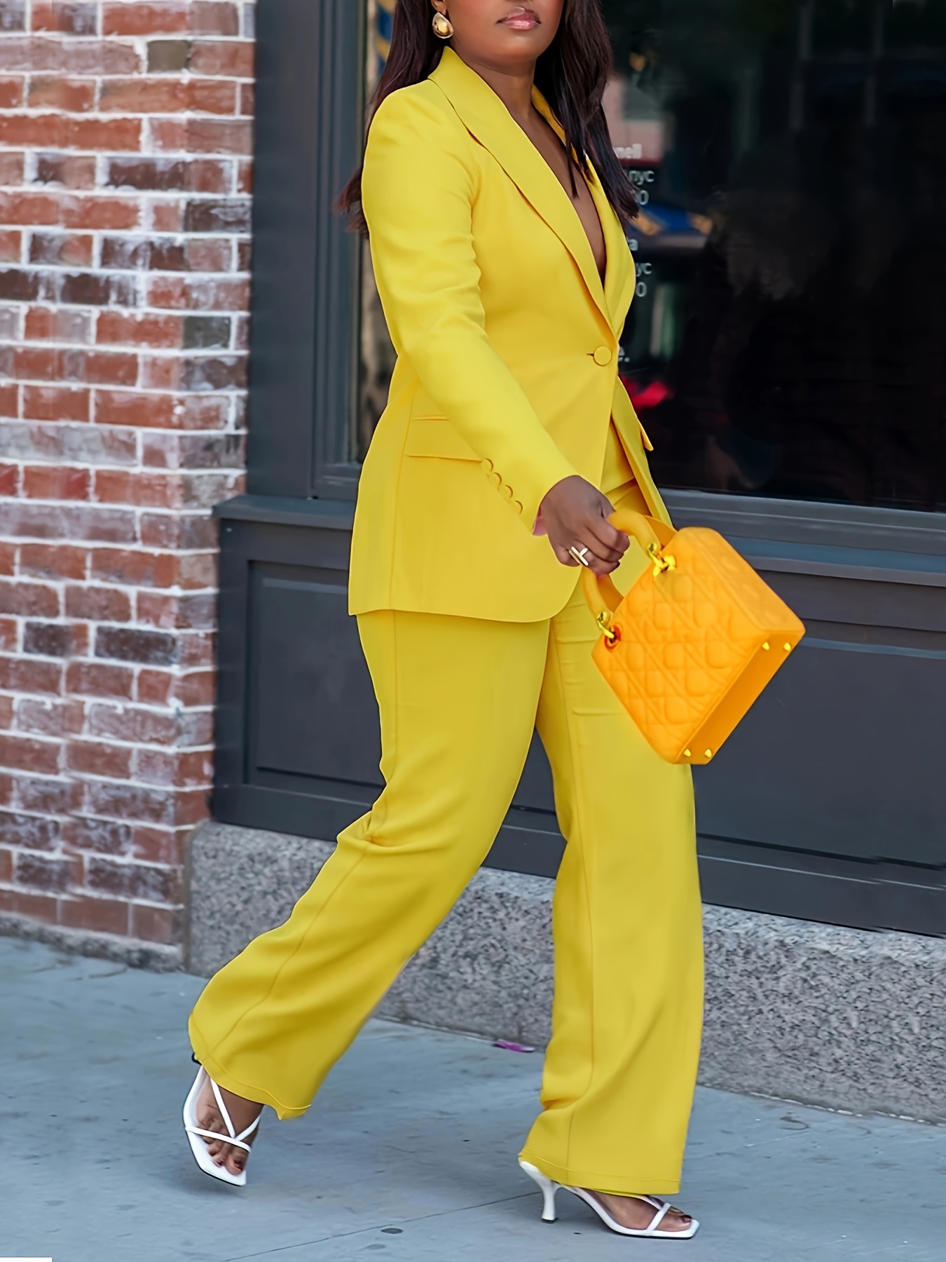 conjunto traje mujer moda transfronteriza europea americana Temu