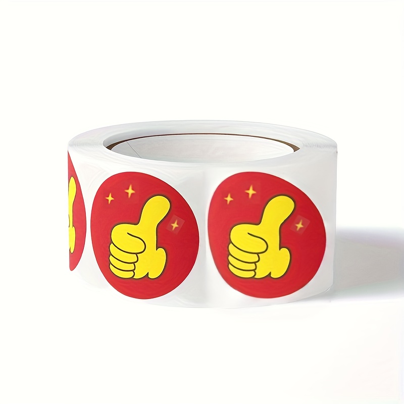 Creative Thumb Sticker, 500pcs Per Roll