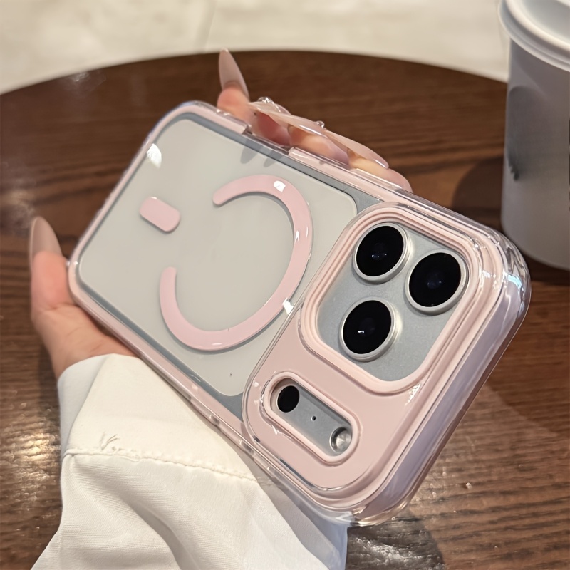TEMU para teléfono: NUEVA magnética para iPhone 17 Pro Max: de cobertura total minimalista de para mujer para iPhone 12/13/14/15/16/17 Pro/PM,