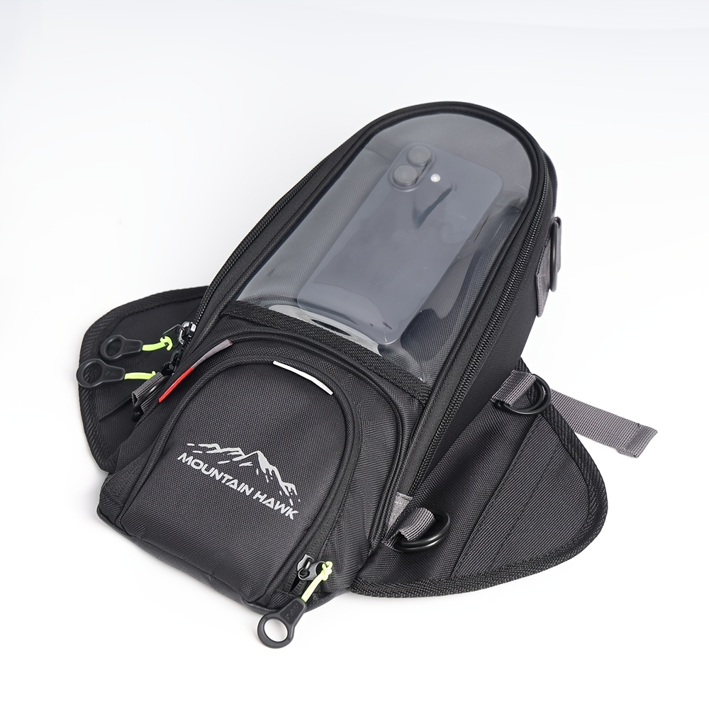 TEMU Bolsa universal multifuncional para depósito de motocicleta para conducción, con pantalla táctil y bolsa de para el conductor